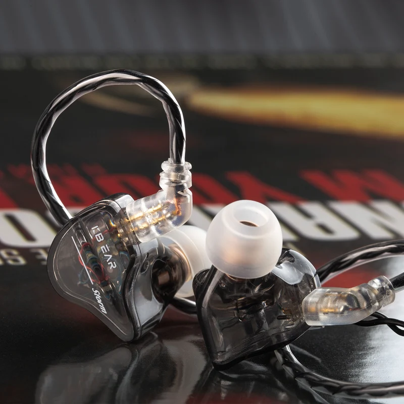 【KBEAR Storm】Single Dynamic In-ear HiFi Earphone Best rated in ear Headphones