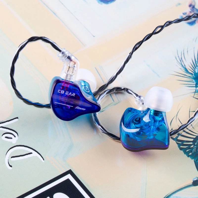 【KBEAR Storm】Single Dynamic In-ear HiFi Earphone Best rated in ear Headphones