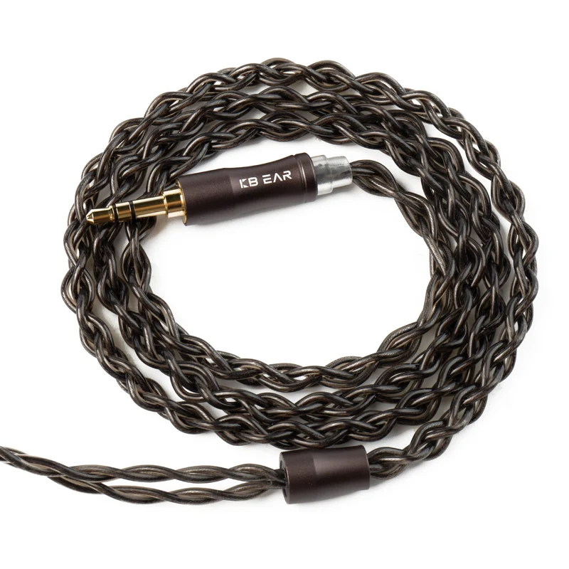【KBEAR Hazy】6N Graphene Mixedly Braided with Copper-Silver Alloy Upgrade Cable Best Selling
