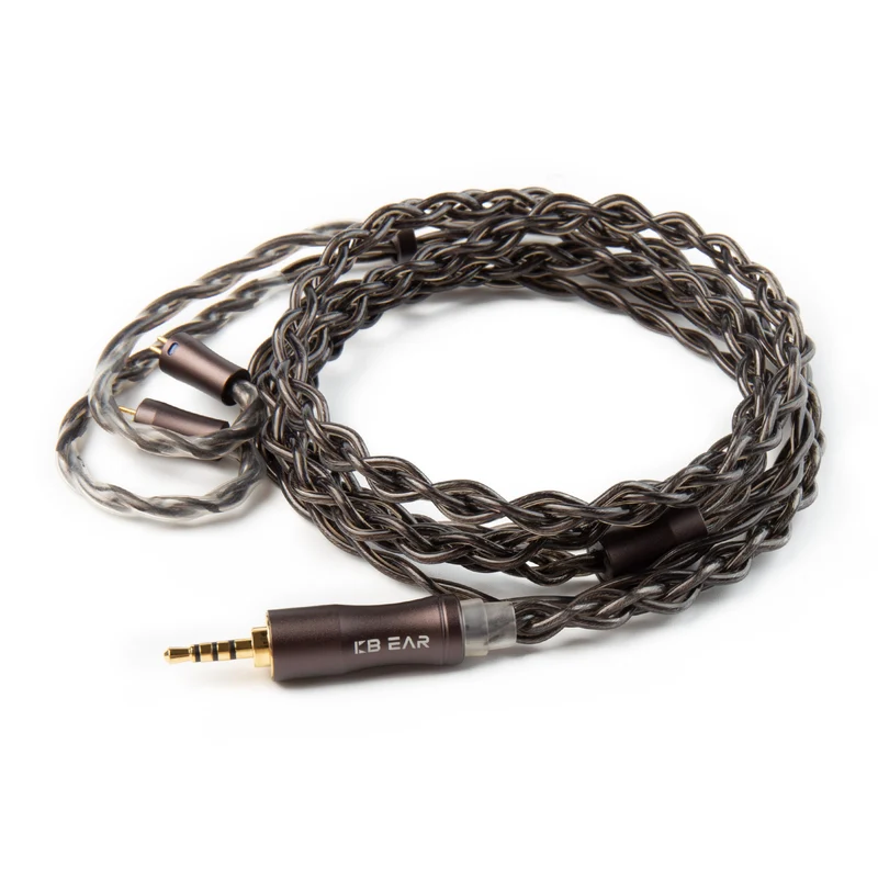 【KBEAR Hazy】6N Graphene Mixedly Braided with Copper-Silver Alloy Upgrade Cable Best Selling