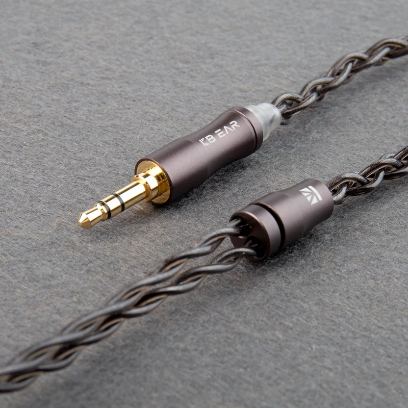 【KBEAR Hazy】6N Graphene Mixedly Braided with Copper-Silver Alloy Upgrade Cable Best Selling