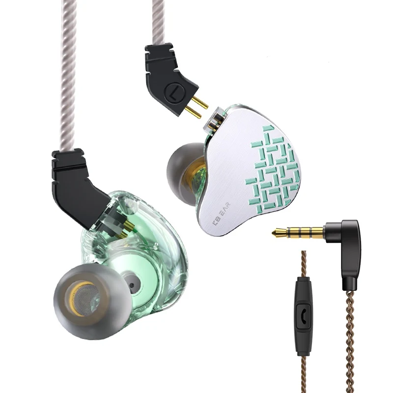 【KBEAR Rosefinch】Biological Diaphragm DD in-Ear Monitor HiFi Wired Earbuds for Game/Live