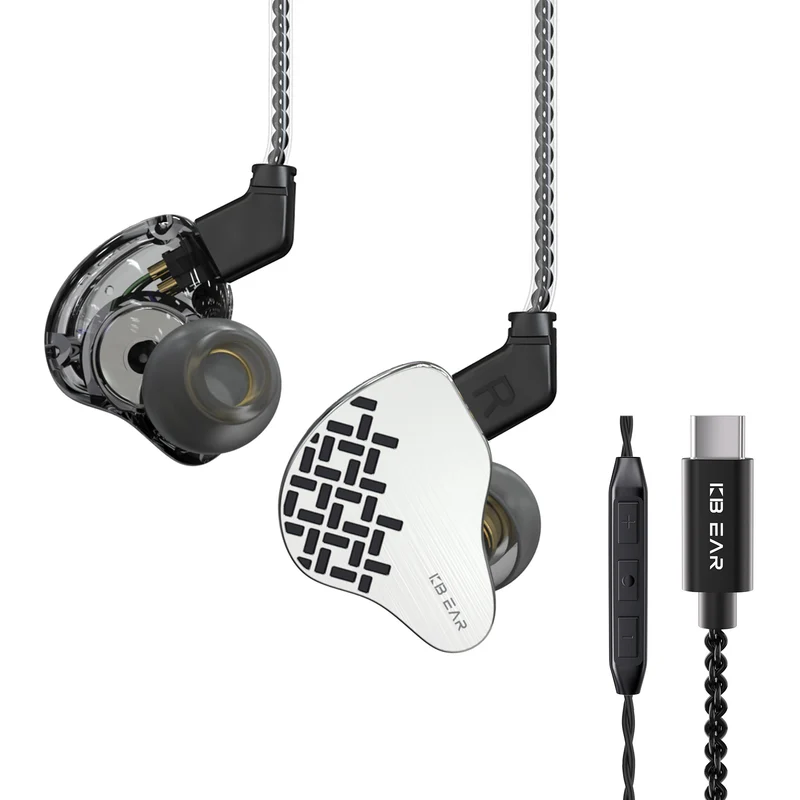 【KBEAR Rosefinch】Biological Diaphragm DD in-Ear Monitor HiFi Wired Earbuds for Game/Live