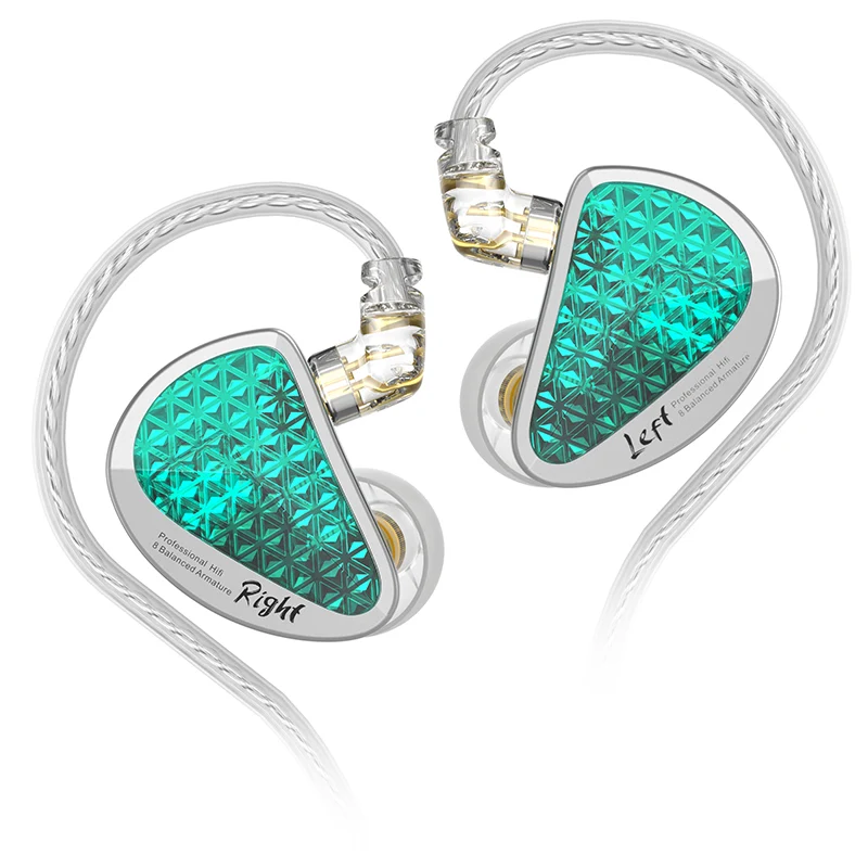 【KZ AS16 PRO】16 BA Wired Earphone Professional HiFi IEM Audiophile Earphones