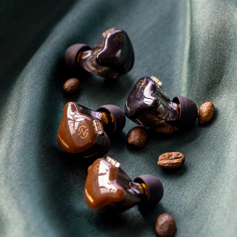 【CCZ Coffee Bean——Clearance 】 10mm Dual Magnetic Circuit DD IEM Headphones HIFI Immersive Bass Sound Wired Earbuds