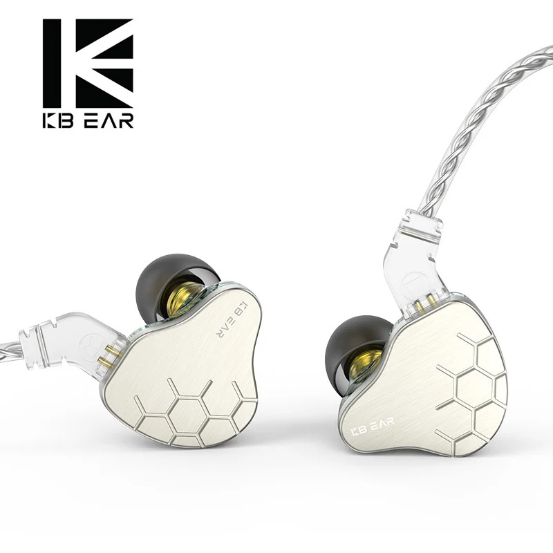 【KBEAR Lark】 1DD + 1BA In Ear Headphone Best Wired Earbuds In ear Monitors HIFI Earphones Headset
