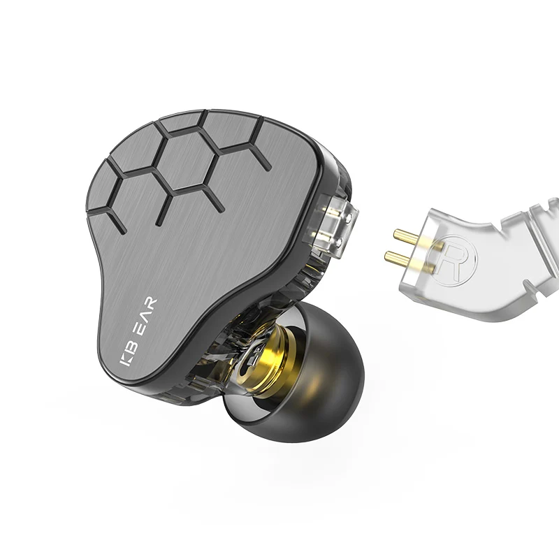 【KBEAR Lark】 1DD + 1BA In Ear Headphone Best Wired Earbuds In ear Monitors HIFI Earphones Headset