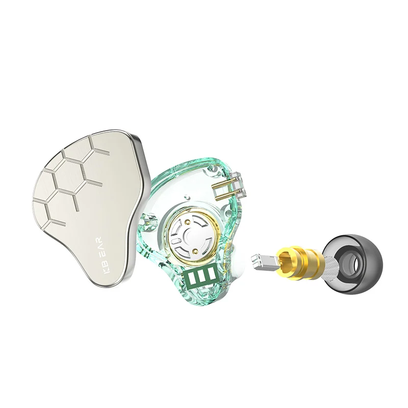 【KBEAR Lark】 1DD + 1BA In Ear Headphone Best Wired Earbuds In ear Monitors HIFI Earphones Headset