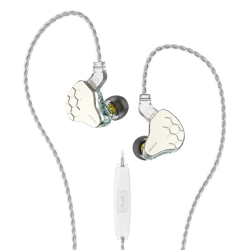 【KBEAR Lark】 1DD + 1BA In Ear Headphone Best Wired Earbuds In ear Monitors HIFI Earphones Headset