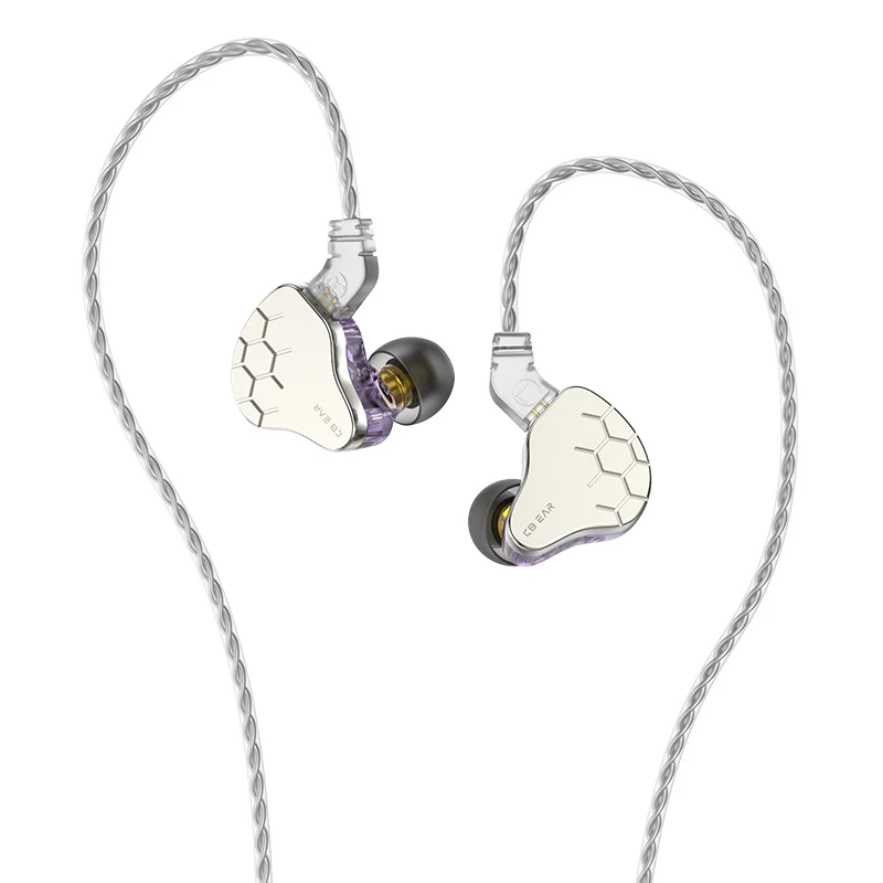 【KBEAR Lark】 1DD + 1BA In Ear Headphone Best Wired Earbuds In ear Monitors HIFI Earphones Headset