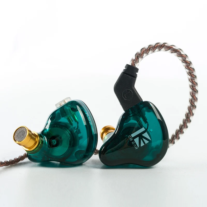 【KBEAR KS2——Clearance】1BA 1DD Hybrid in Ear Monitor Headphones Stereo Bass HiFi IEM Earphone