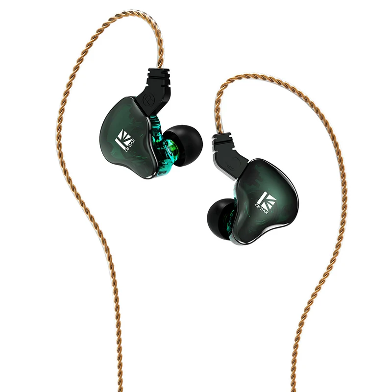 【KBEAR KS2——Clearance】1BA 1DD Hybrid in Ear Monitor Headphones Stereo Bass HiFi IEM Earphone