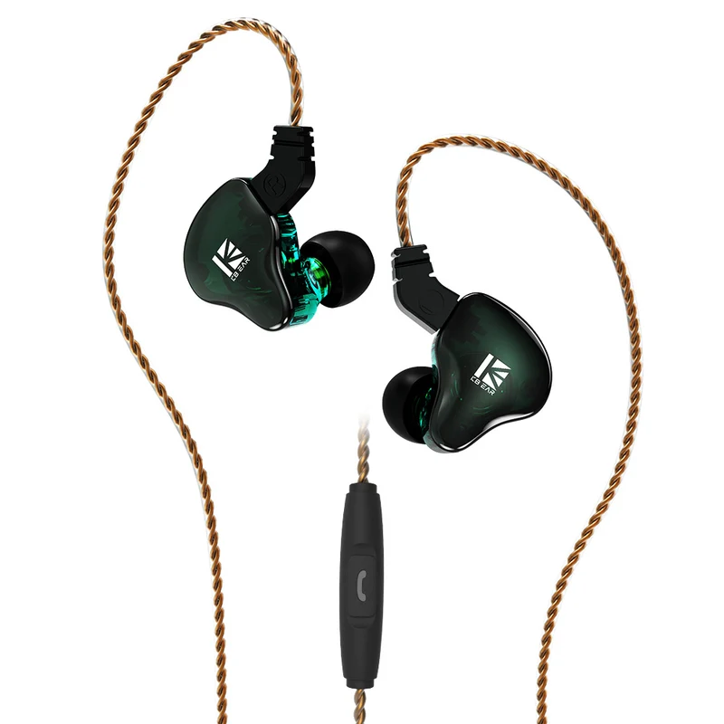 【KBEAR KS2——Clearance】1BA 1DD Hybrid in Ear Monitor Headphones Stereo Bass HiFi IEM Earphone