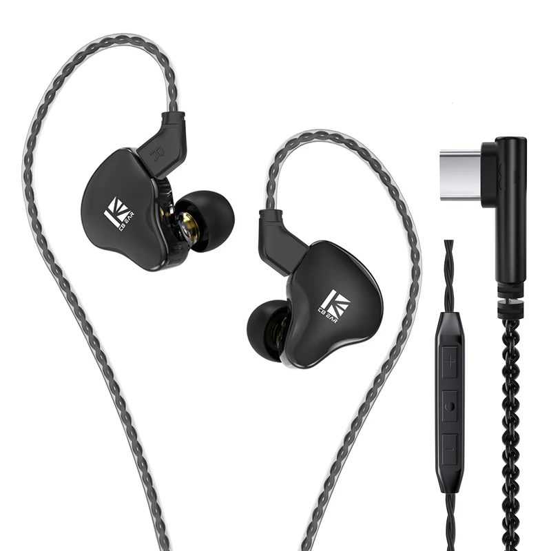 【KBEAR KS2——Clearance】1BA 1DD Hybrid in Ear Monitor Headphones Stereo Bass HiFi IEM Earphone