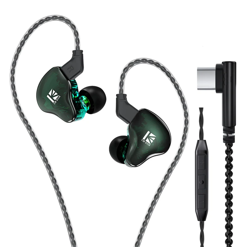 【KBEAR KS2——Clearance】1BA 1DD Hybrid in Ear Monitor Headphones Stereo Bass HiFi IEM Earphone