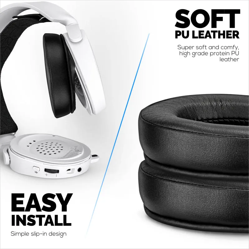 Pad Telinga Permainan Dipertingkat Steelseries Arctis dengan Gel Penyejuk & Buih Memori - Direka untuk Kebanyakan Set Kepala Arctis