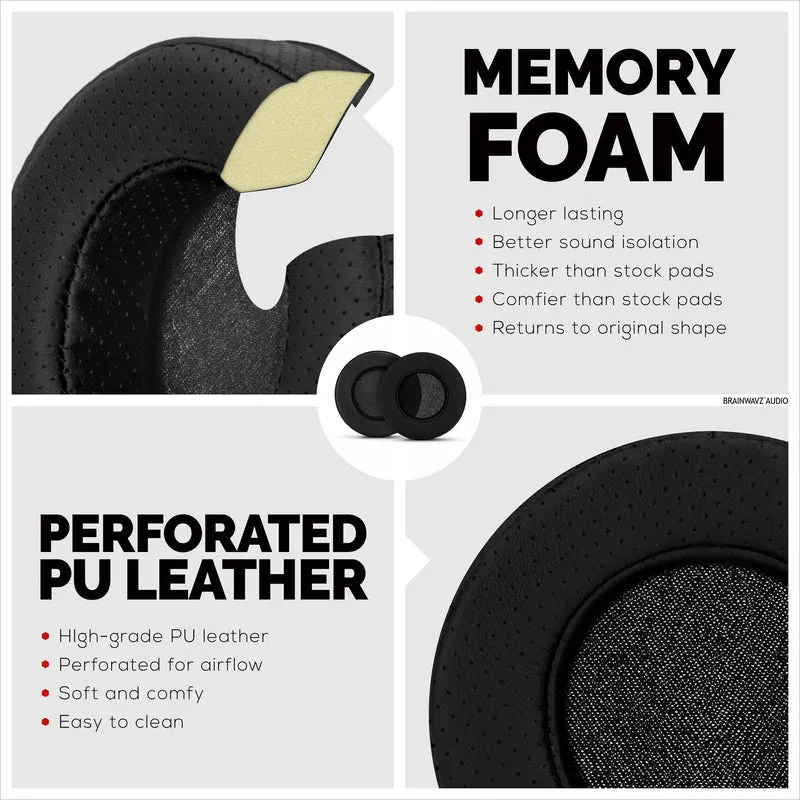 Kopfhörer Memory Foam Earpads - Rund - Perforiert