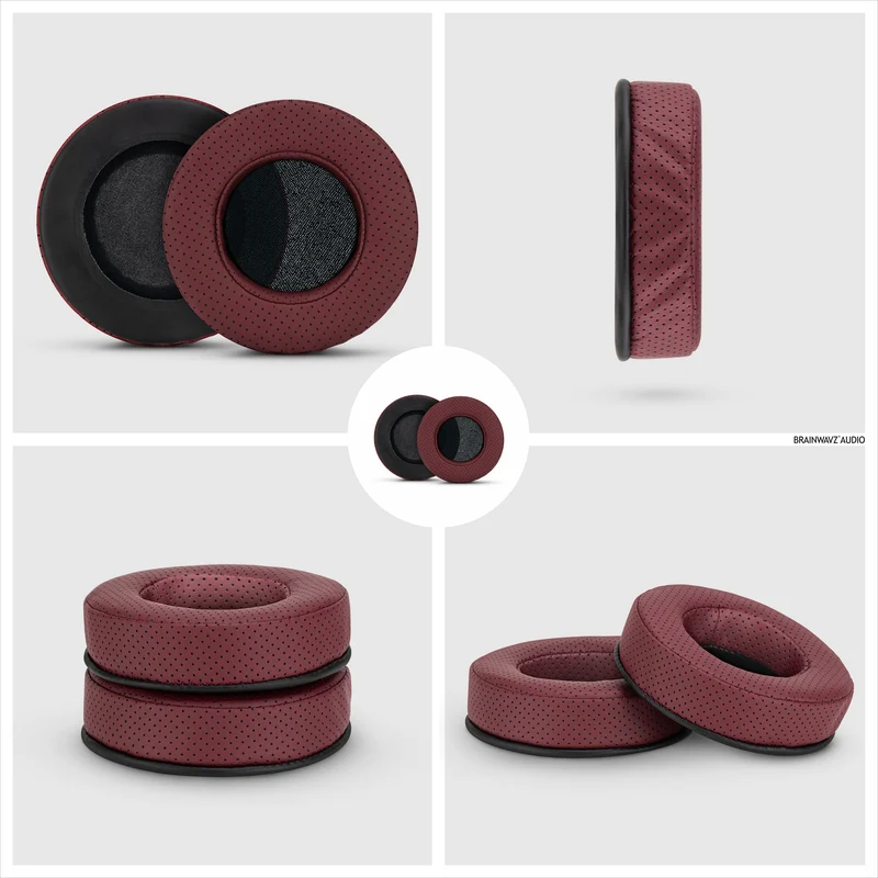 Kopfhörer Memory Foam Earpads - Rund - Perforiert