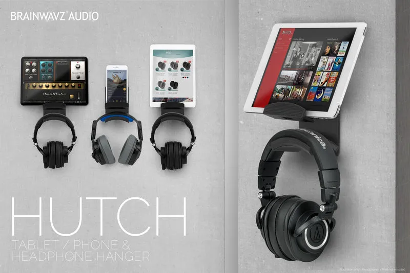 The Hutch - Tablet / Telefonhalterung & Kopfhörerhalter