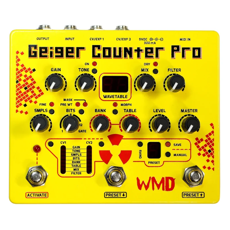 WMD GEIGER COUNTER PRO Pedal (gelb)