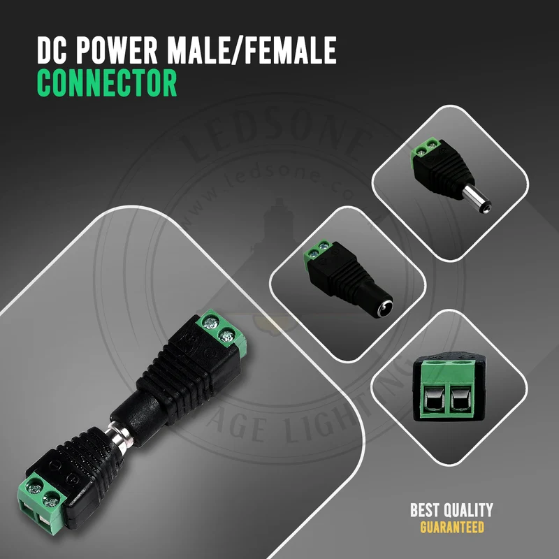 DC-Stromanschluss 2,1 × 5,5mm–Weiblicher Stecker~2891