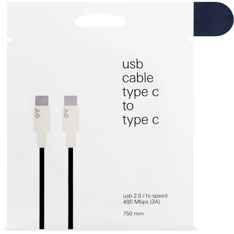 Teenage Engineering Field Textile USB-C 3.0 Cable (Black)