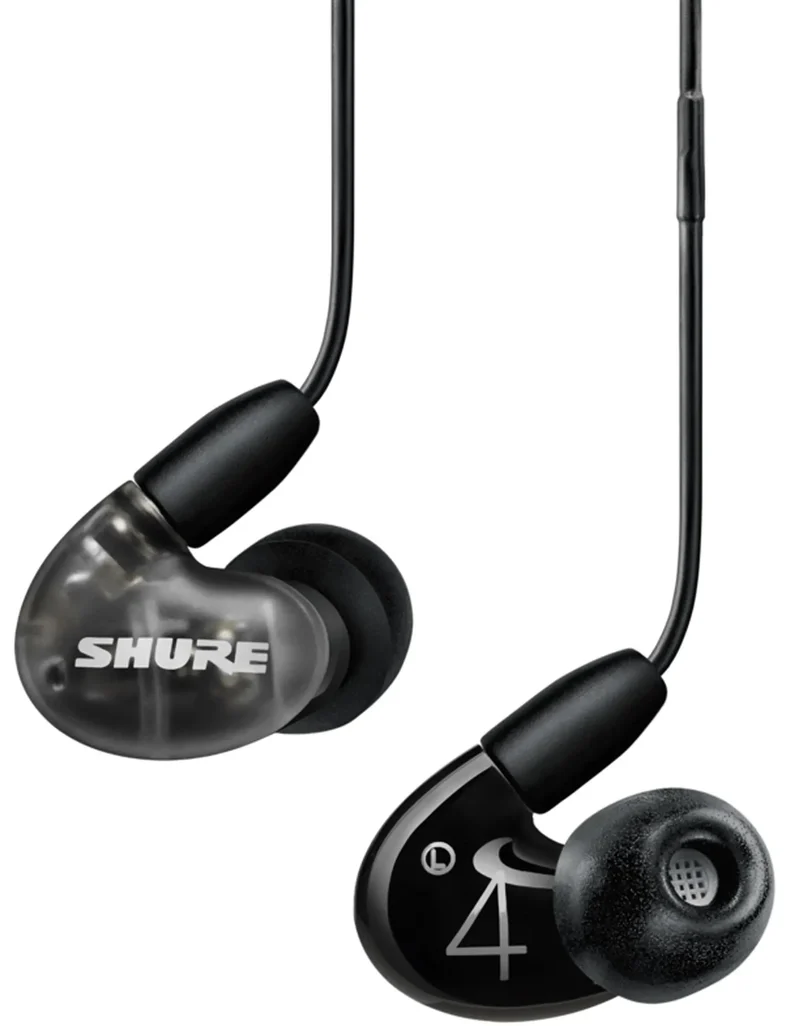 Shure SE42HYBK+UNI-EFS hybrid earphones (Black)