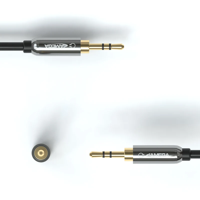 AUX Splitter - 3,5mm Klinkenbuchse auf 2x 3,5mm Mikrophon u Lautsprecher