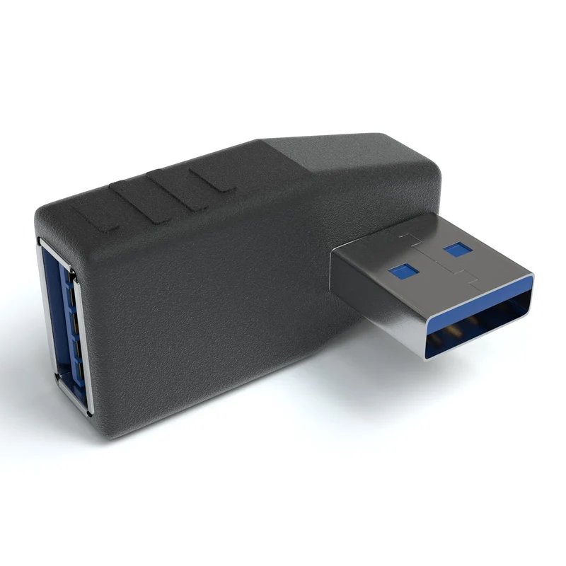 USB-A 3.0 Stecker 90° Rechts - USB-A 3.0 Buchse