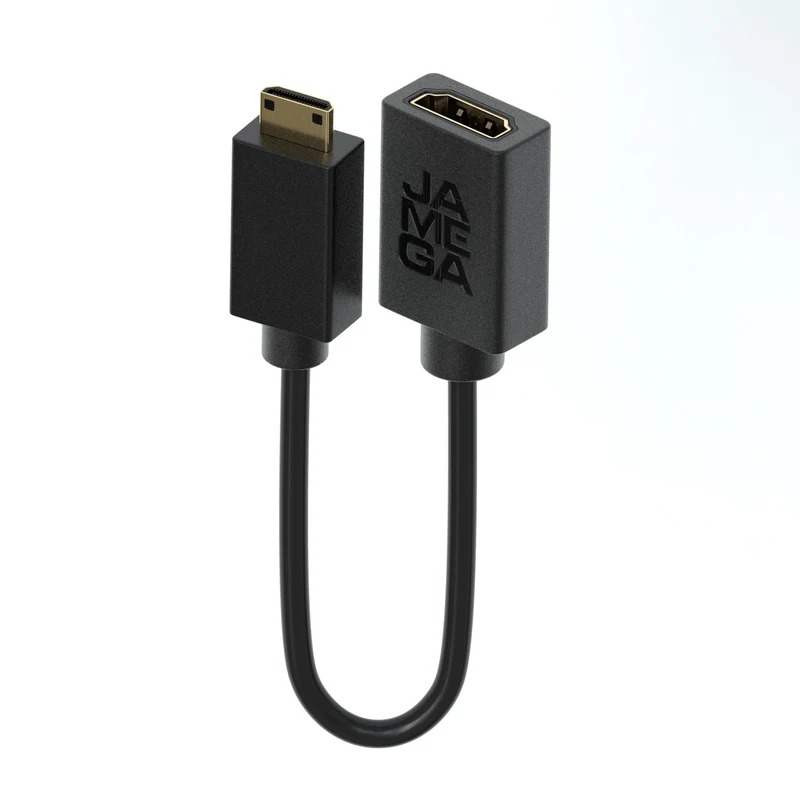 mini HDMI Stecker - HDMI Buchse Adapterkabel - 10cm