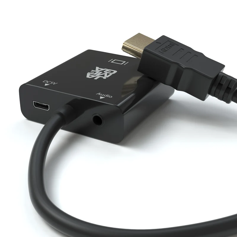 HDMI zu VGA Adapter - Aktiv inkl. Aux & USB Kabel