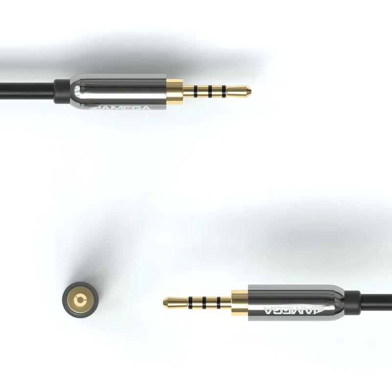 AUX Splitter - Stecker auf 1x Mic 1x Audio 0,2m