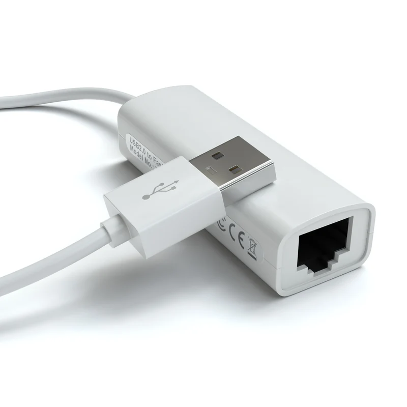 USB 2.0 LAN Adapter - 100mbit / Plug & Play