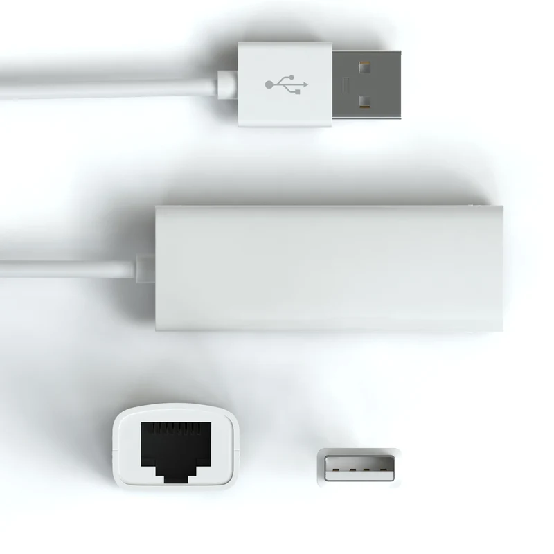 USB 2.0 LAN Adapter - 100mbit / Plug & Play