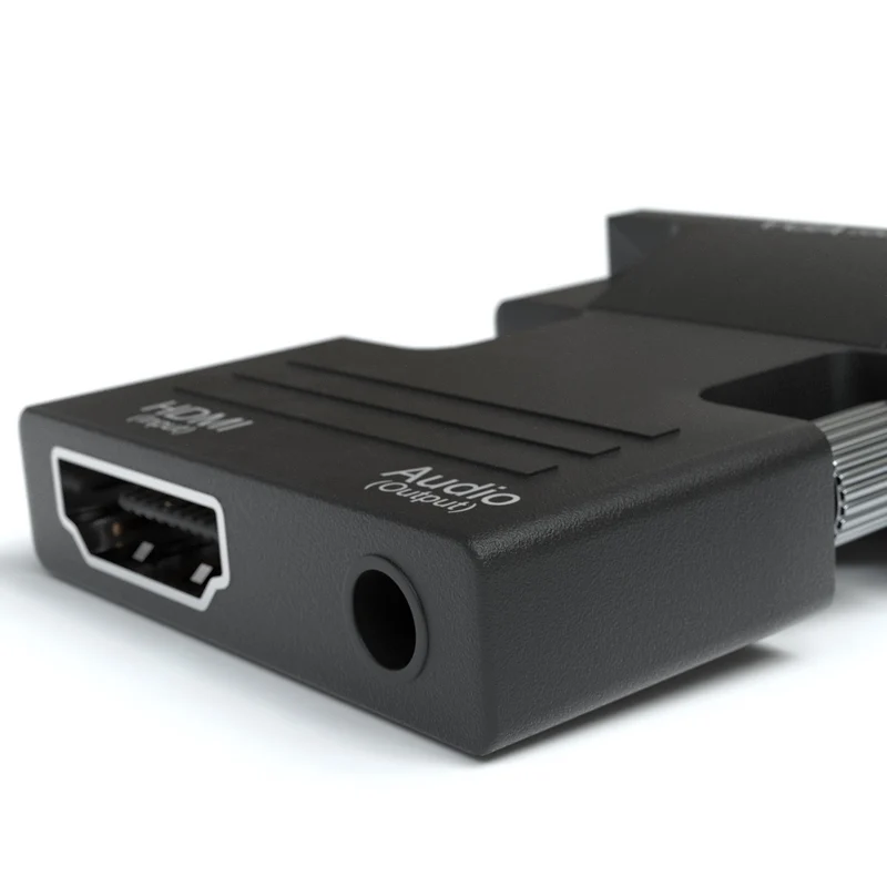 HDMI - VGA Adapter Slim inkl. Aux Kabel