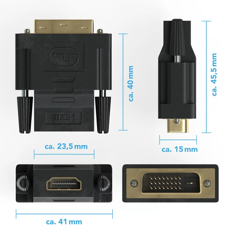HDMI auf DVI-D Adapter