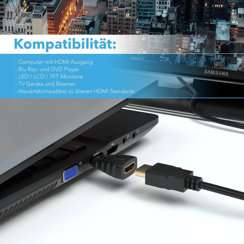 Mini HDMI Adapter / HDMI A zu HDMI C