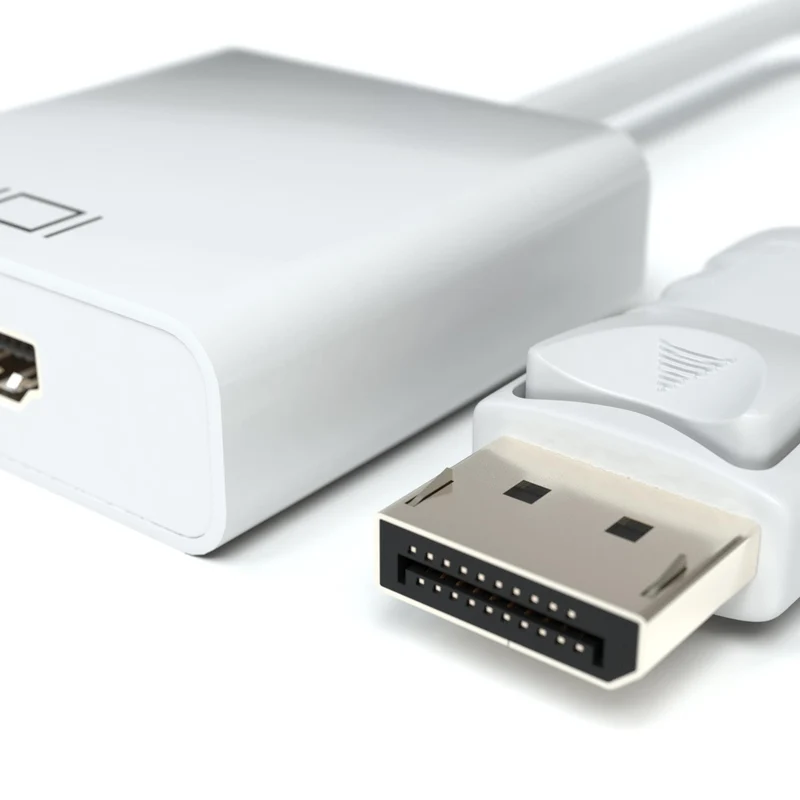 DisplayPort zu HDMI A Female Adapter - Weiß