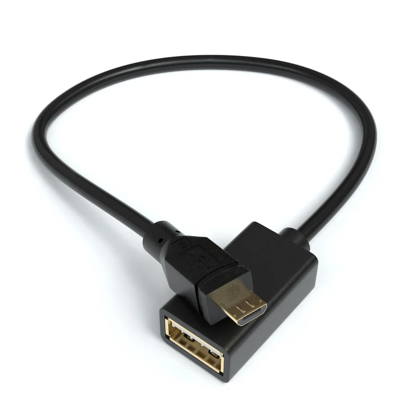 USB Buchse zu Micro USB Stecker - OTG Adapter - 0,2m