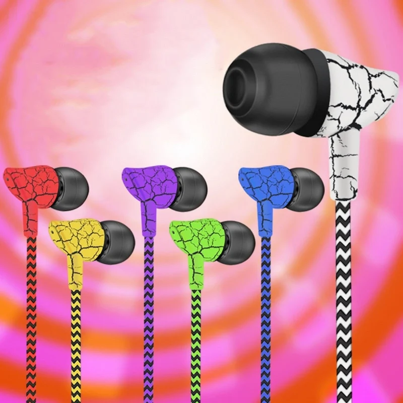 Super Bass In-Ear Kopfhörer Cracked Style Headset Earphone Headphone Cool