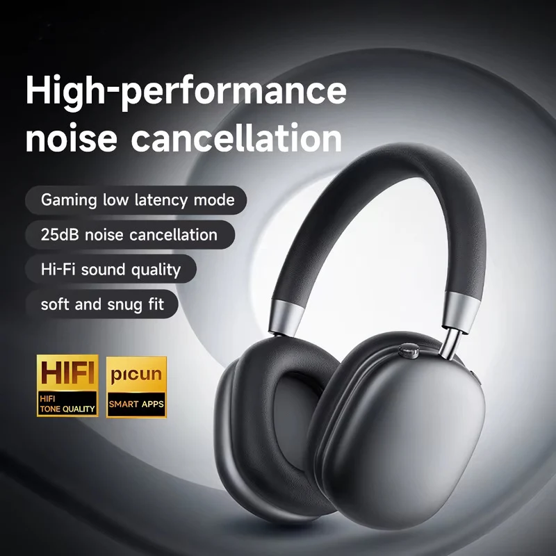 Wireless Bluetooth 5.4 Kopfhörer P959 ENC Over Ear Stereo Headset