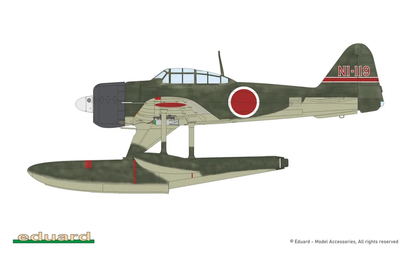 1/48 A6M2-N Rufe Model Kit