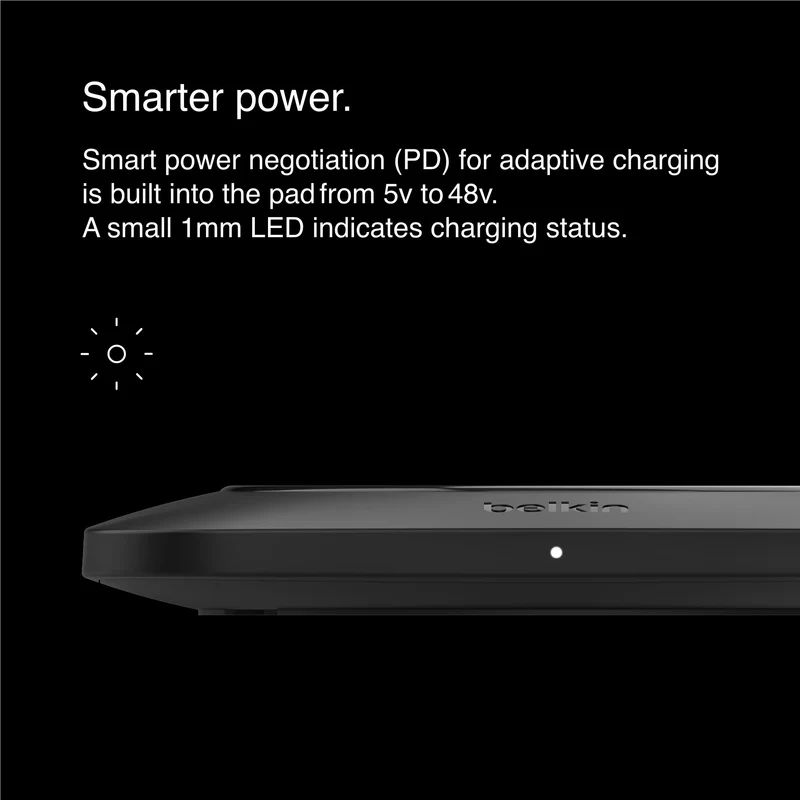 Belkin BoostCharge Universal Easy Align 15W Wireless Charging Pad