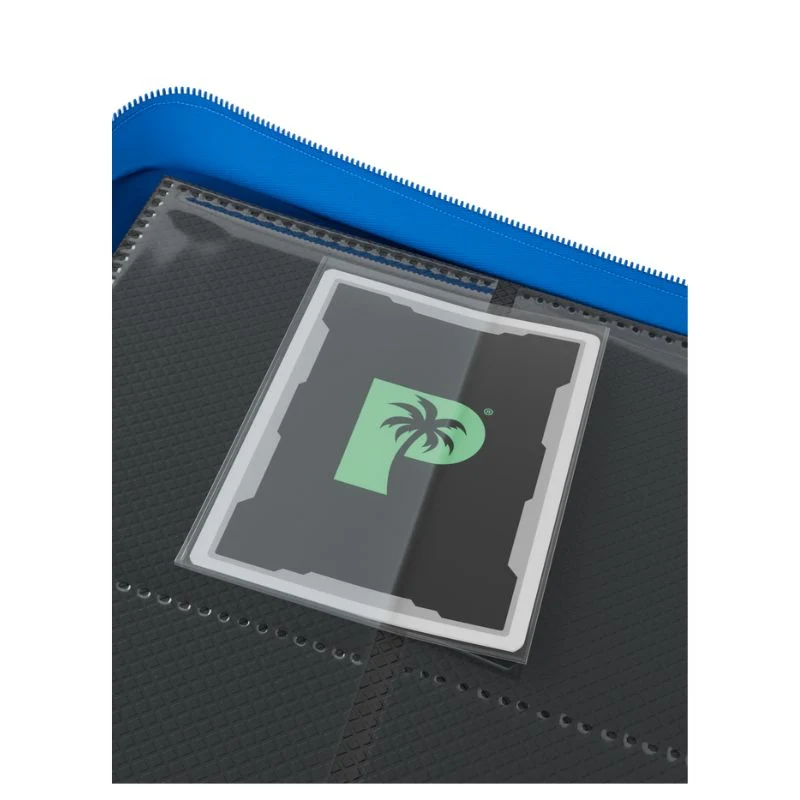 Palms Off Gaming Collector's Series 4 Pocket Zip Trading Card Binder - Blue