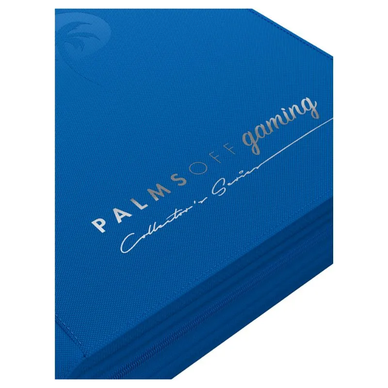 Palms Off Gaming Collector's Series 4 Pocket Zip Trading Card Binder - Blue