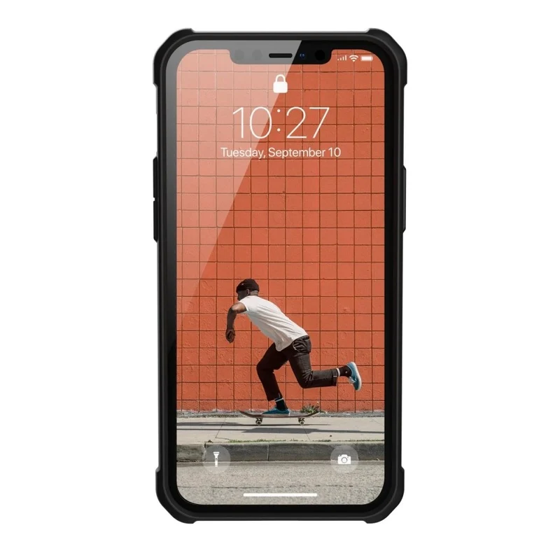UAG Metropolis LT Phone Case for iPhone 12 Pro Max - SATN ARMR Black - SATN ARMR Black