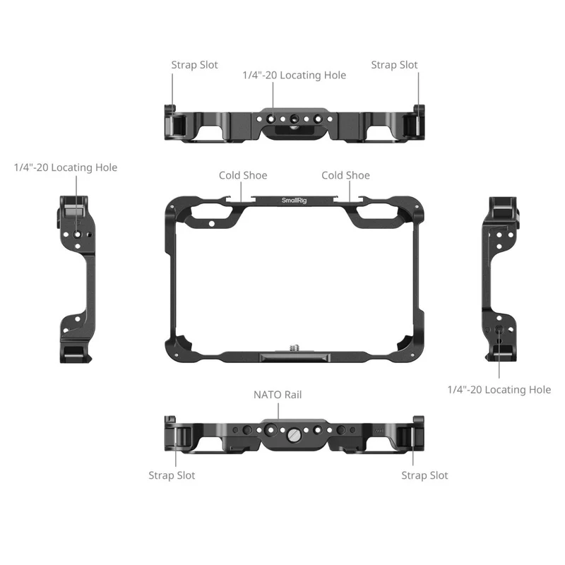 SmallRig Monitor Cage Kit for Atomos Shinobi II 5030