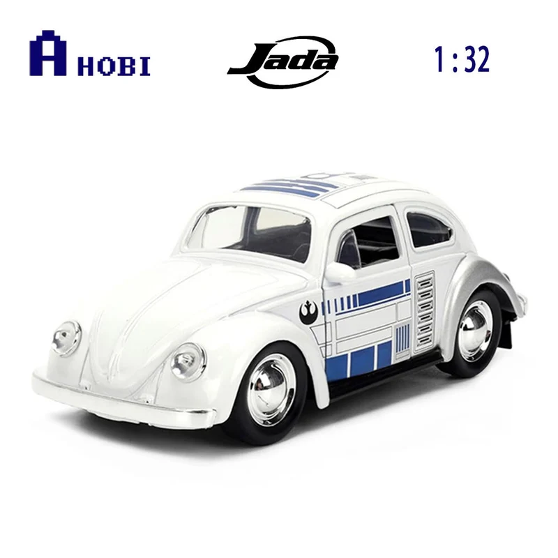 Jada 1:32 Scale Star Wars 1959 Volkswagen Drag Beetle R2D2 Diecast Model Car