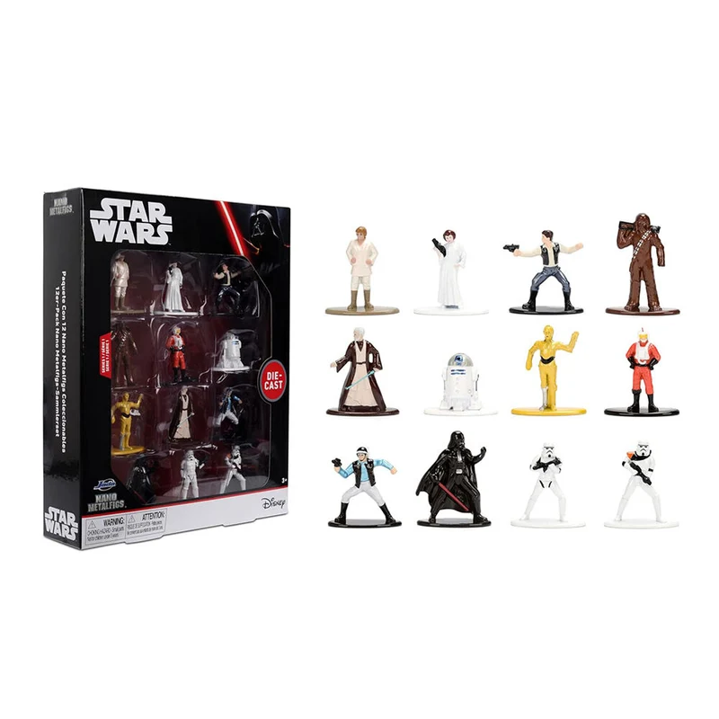 Jada Star Wars Original Trilogy Nano Metalfigs Diecast Figure 12 Pack
