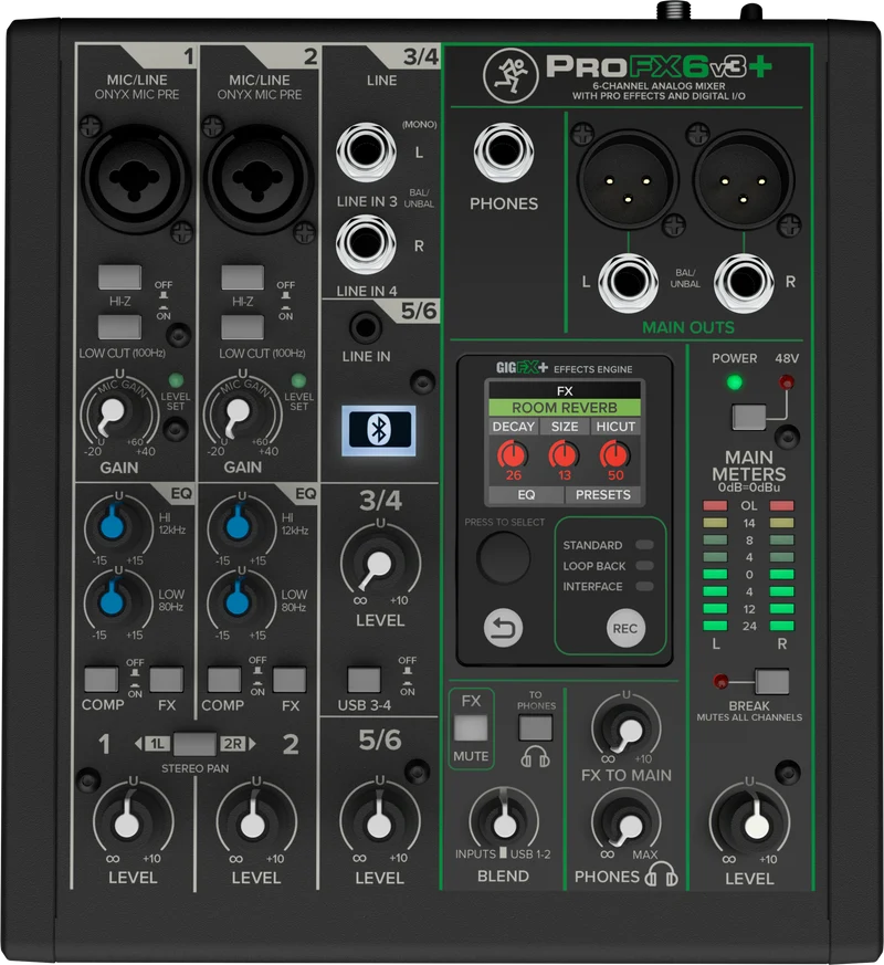 Mackie ProFX6v3+